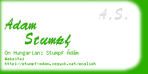 adam stumpf business card